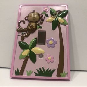 Monkey Light Switch Cover
